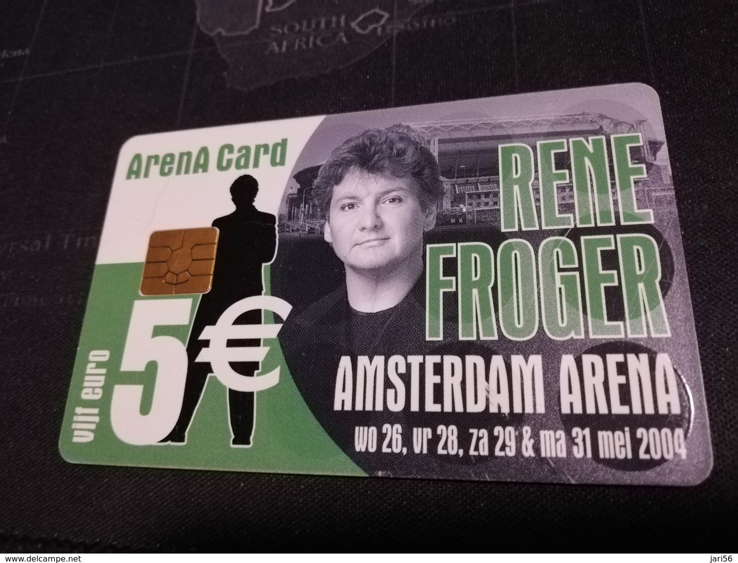 NETHERLANDS  ARENA CARD  RENE FROGER     €5,- USED CARD  ** 1433** - Openbaar