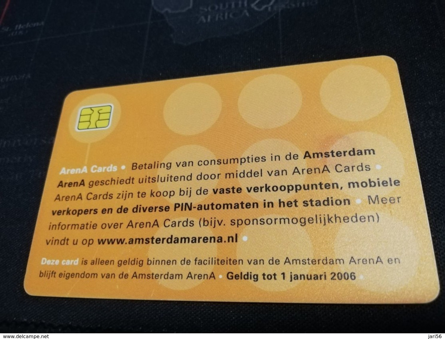NETHERLANDS  ARENA CARD  RENE FROGER     €5,- USED CARD  ** 1433** - öffentlich