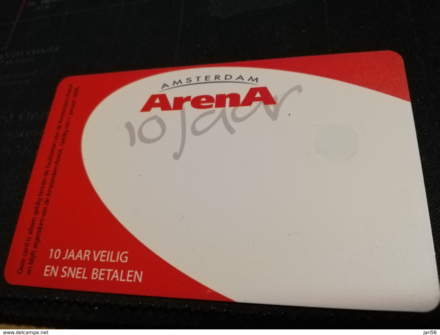 NETHERLANDS  ARENA CARD  GENESIS TURN IT ON AGAIN      €20- USED CARD  ** 1434** - Public