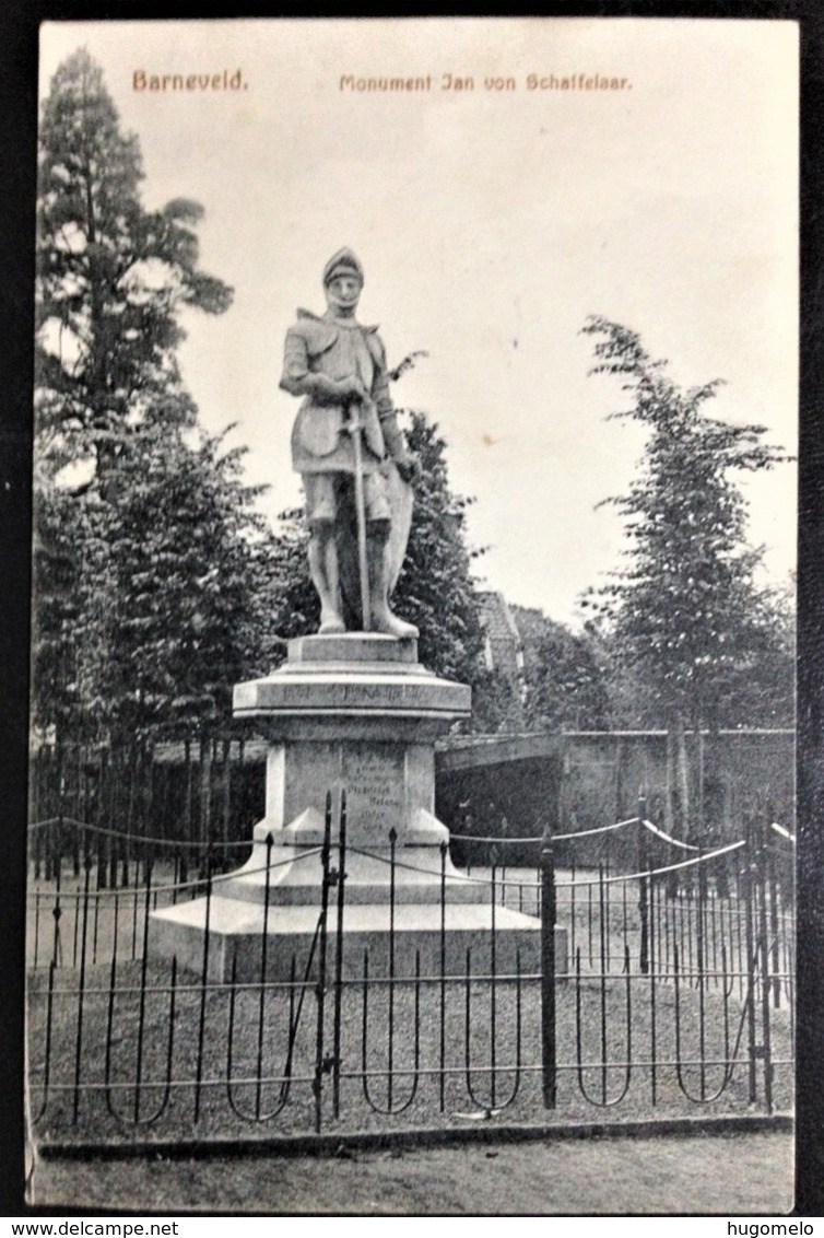 Netherlands, Circulated Postcard, "Sculpture", "Monuments", "Barneveld", 1912 - Barneveld