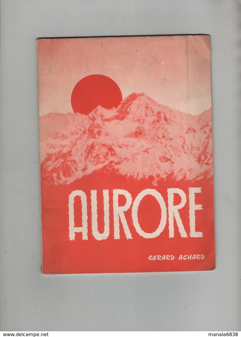 Aurore Gérard Achard 1963 Poésies Signé - Franse Schrijvers