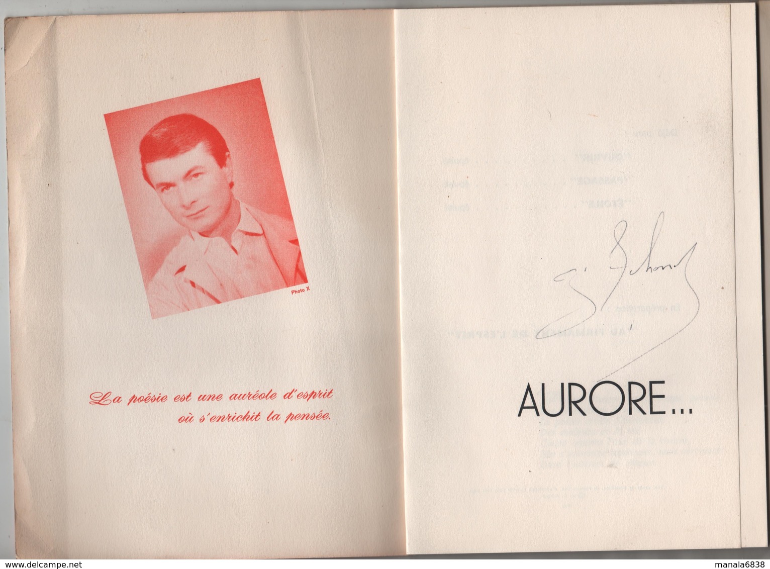 Aurore Gérard Achard 1963 Poésies Signé - Franse Schrijvers