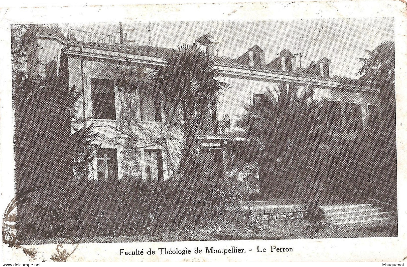 MONTPELLIER - Faculté De Théologie Protestante, Côté Perron Et Jardin - Montpellier