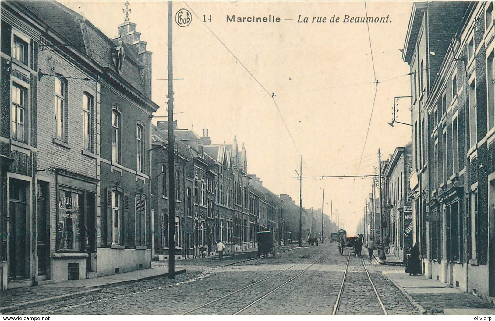 Belgique - Charleroi - Marcinelle - La Rue De Beaumont - Charleroi