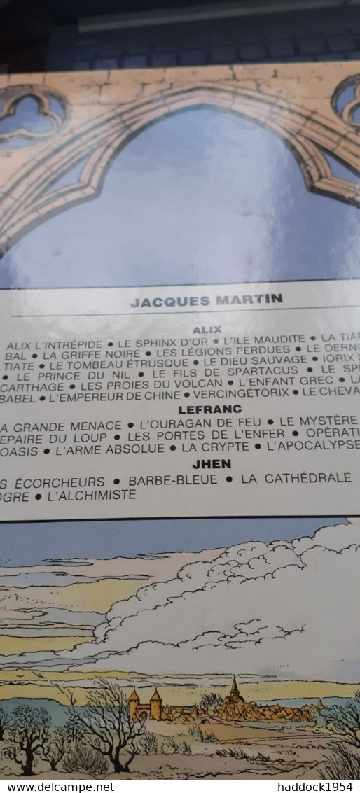 L'alchimiste JHEN JEAN PLEYERS JACQUES MARTIN Casterman 1989 - Jhen