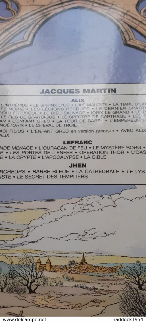 Le Secret Des Templiers JHEN JEAN PLEYERS JACQUES MARTIN Casterman 1990 - Jhen