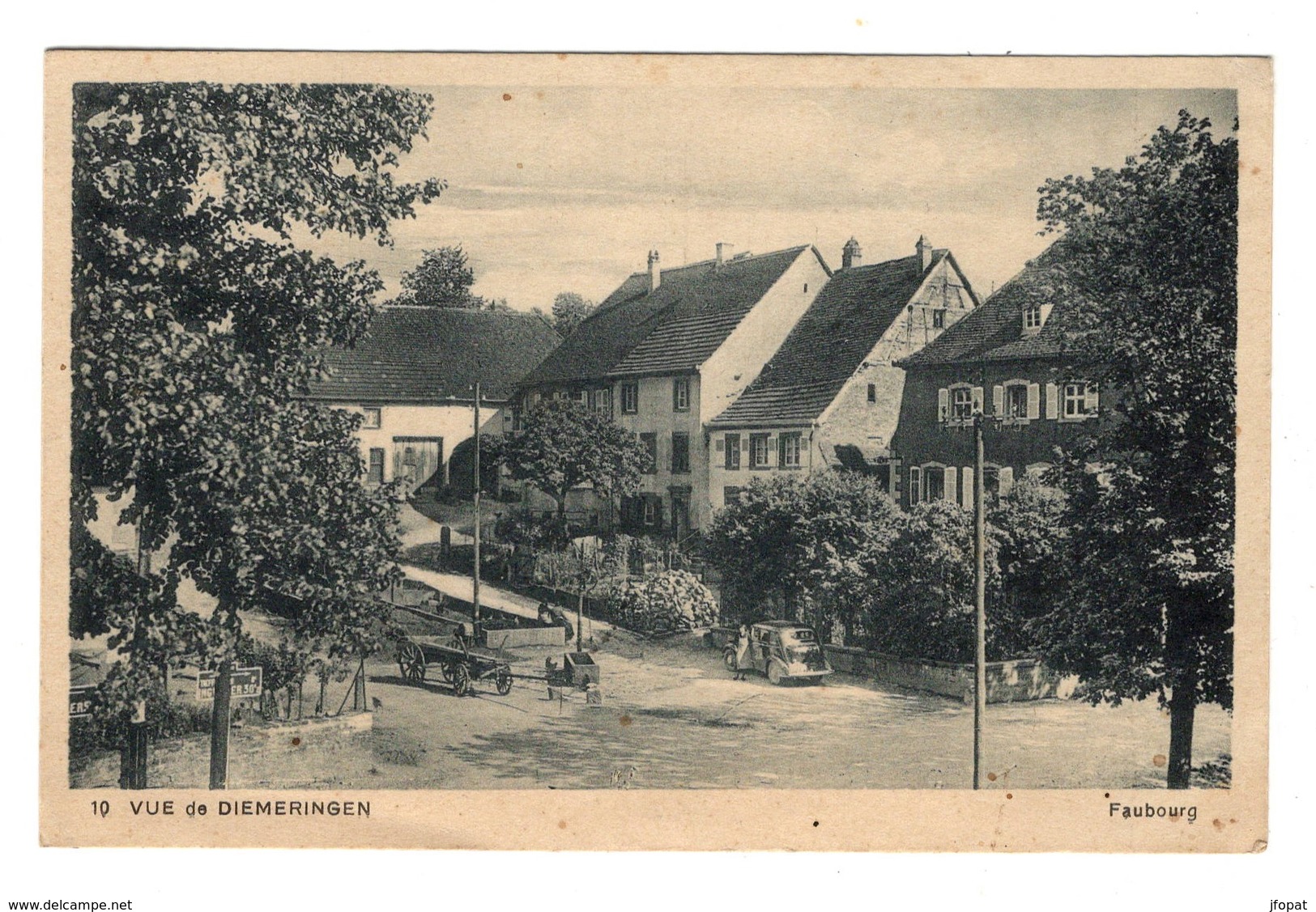 67 BAS RHIN - DIEMERINGEN Faubourg - Diemeringen