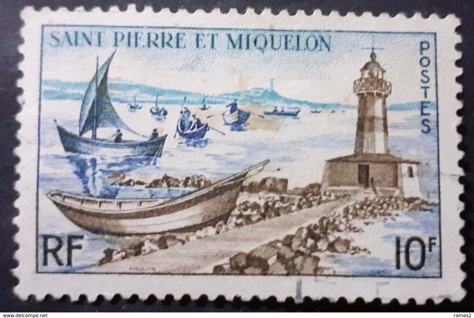 Amérique >St.Pierre Et Miquelon 1940-1957 > Oblitérés N° 357 - Oblitérés