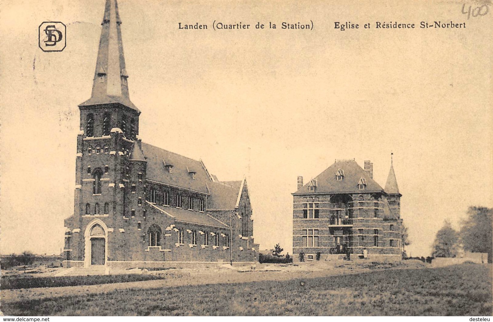 Quartier De La Station - Eglise Et Résidence St-Norbert - Landen - Landen