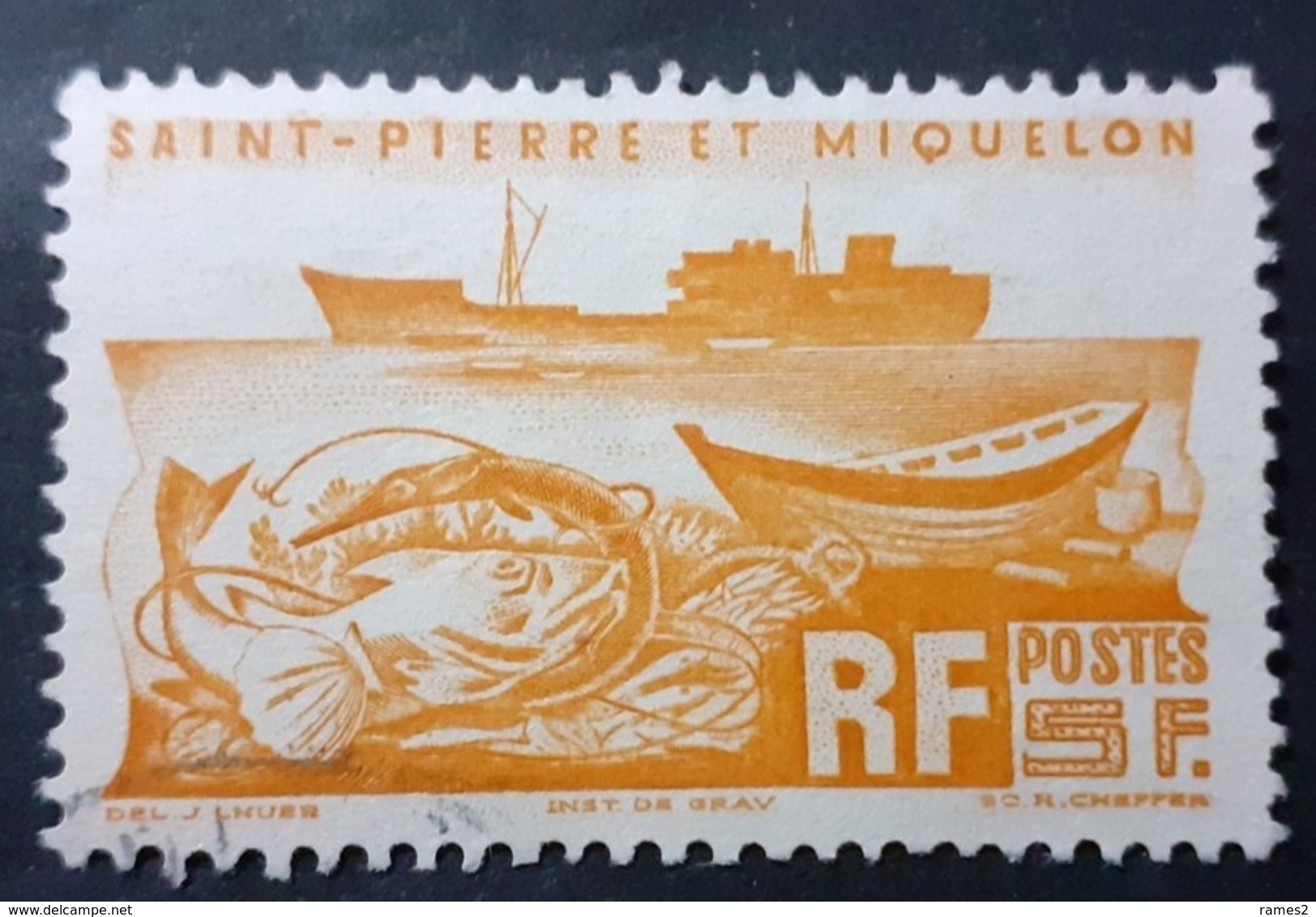 Amérique >St.Pierre Et Miquelon 1940-1957 > Oblitérés N° 338 - Gebruikt
