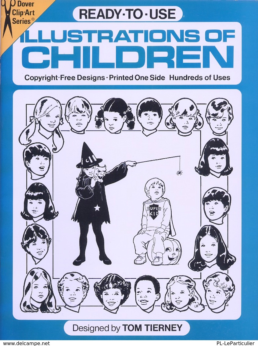 Illustrations Of Children By Tom Tierney Ready-to-Use Dover Clip-Art Series (excellent Pour Les Graphistes) - Bellas Artes