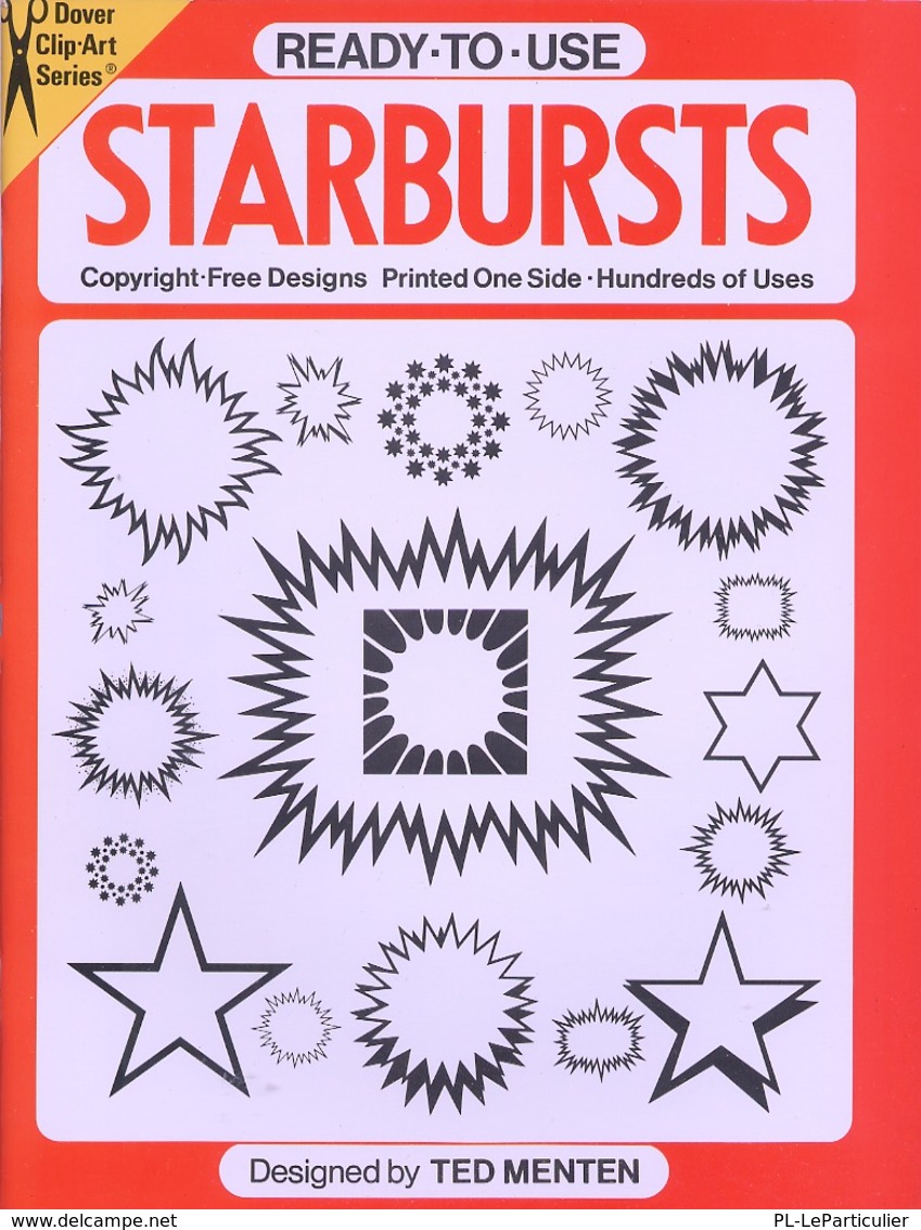 Starbursts By Ted Menten Ready-to-Use Dover Clip-Art Series (excellent Pour Les Graphistes) - Schone Kunsten