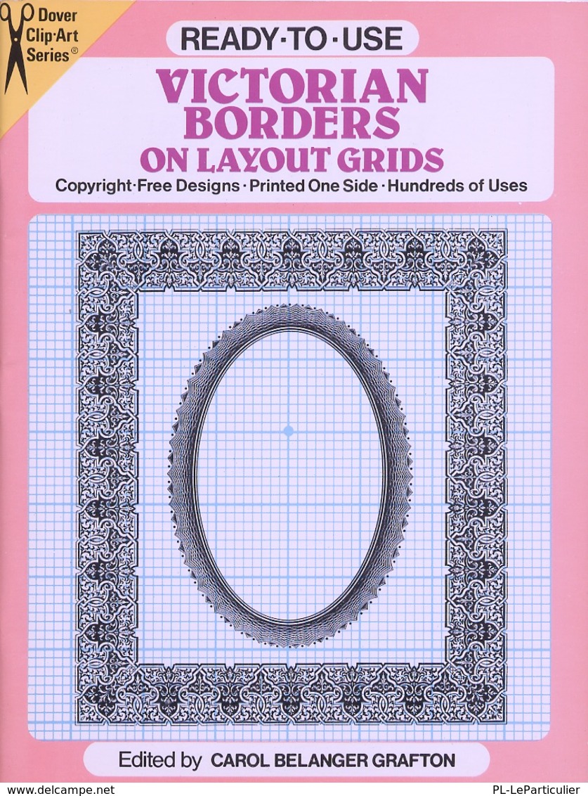 Victorian Borders On Layout Grids By Carol Belanger Grafton Ready-to-Use Dover Clip-Art Series - Beaux-Arts