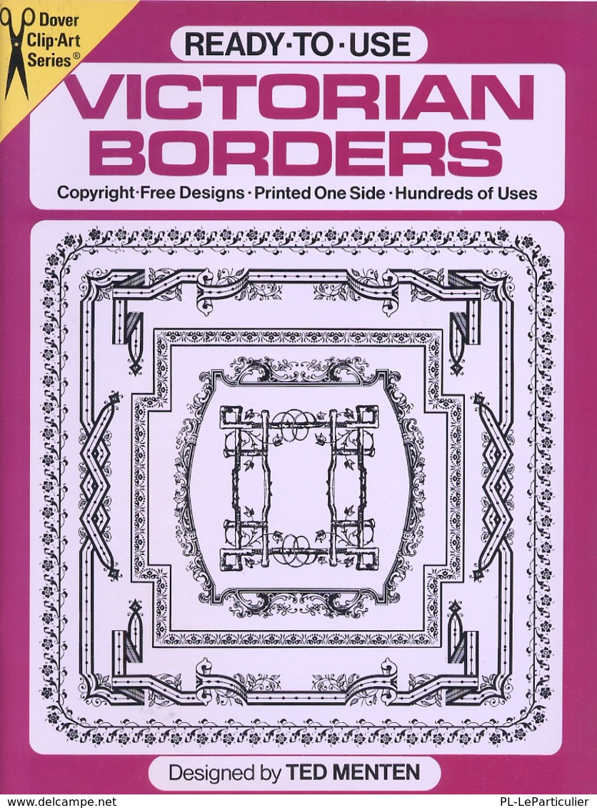 Victorian Borders By Ted Menten Ready-to-Use Dover Clip-Art Series (excellent Pour Les Graphistes) - Schone Kunsten