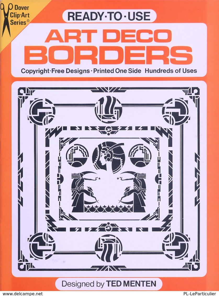 Art Deco Borders By Ted Menten Ready-to-Use Dover Clip-Art Series (excellent Pour Les Graphistes) - Bellas Artes