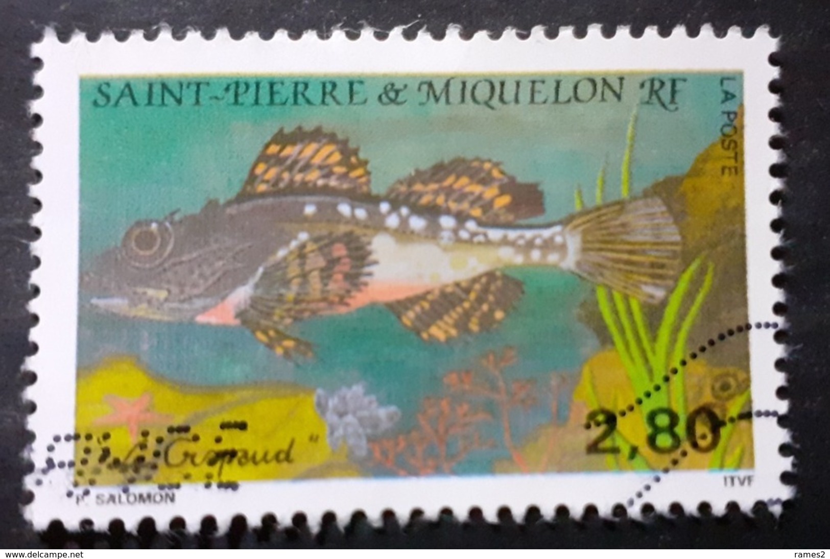 Amérique >St.Pierre Et Miquelon  1990-1999 > Oblitérés N° 580 - Usados