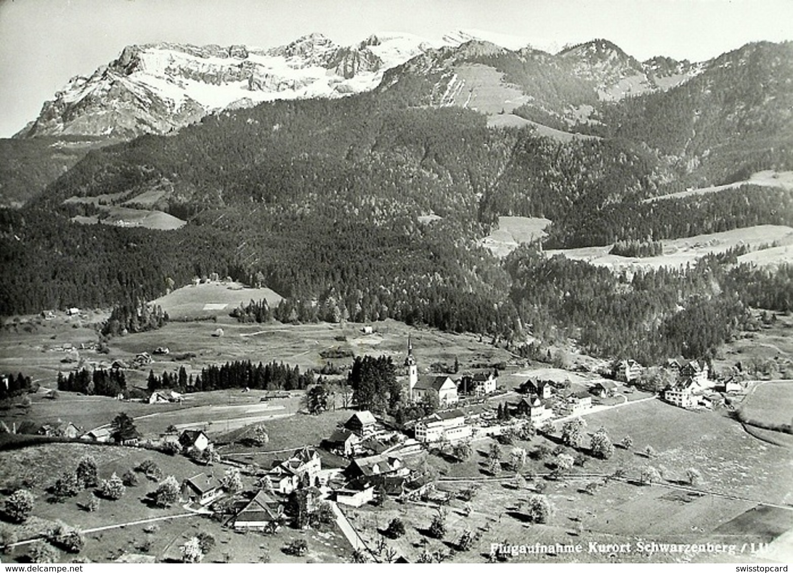 SCHWARZENBERG Flugaufnahme - Schwarzenberg