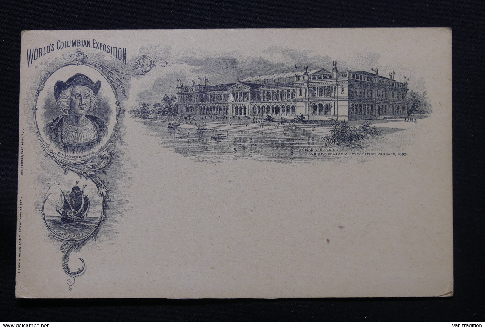 ETATS UNIS - Entier Postal  Illustré ( Wold Colombian Exposition ) Au Verso Non Circulé - L 58342 - ...-1900