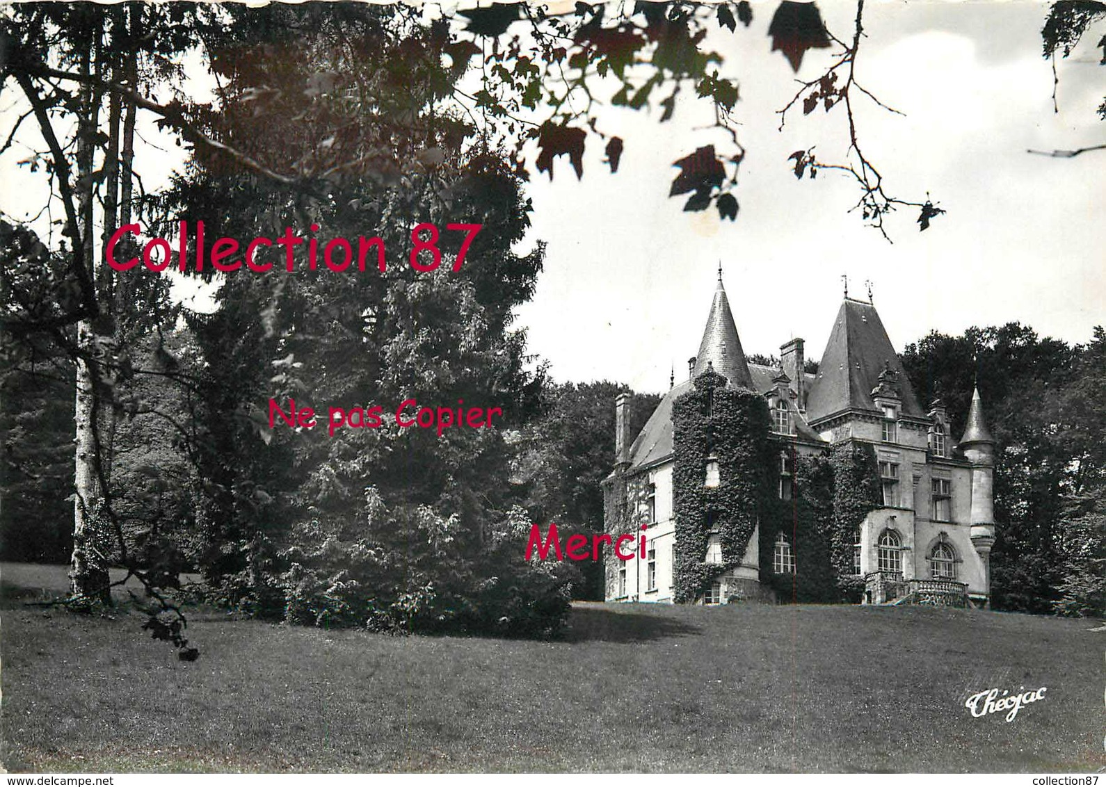 87 ☺♦♦ SAINT GERMAIN Les BELLES < CHATEAU De La RIVIERE - N° 146-10 THEOJAC (10x15) - Saint Germain Les Belles