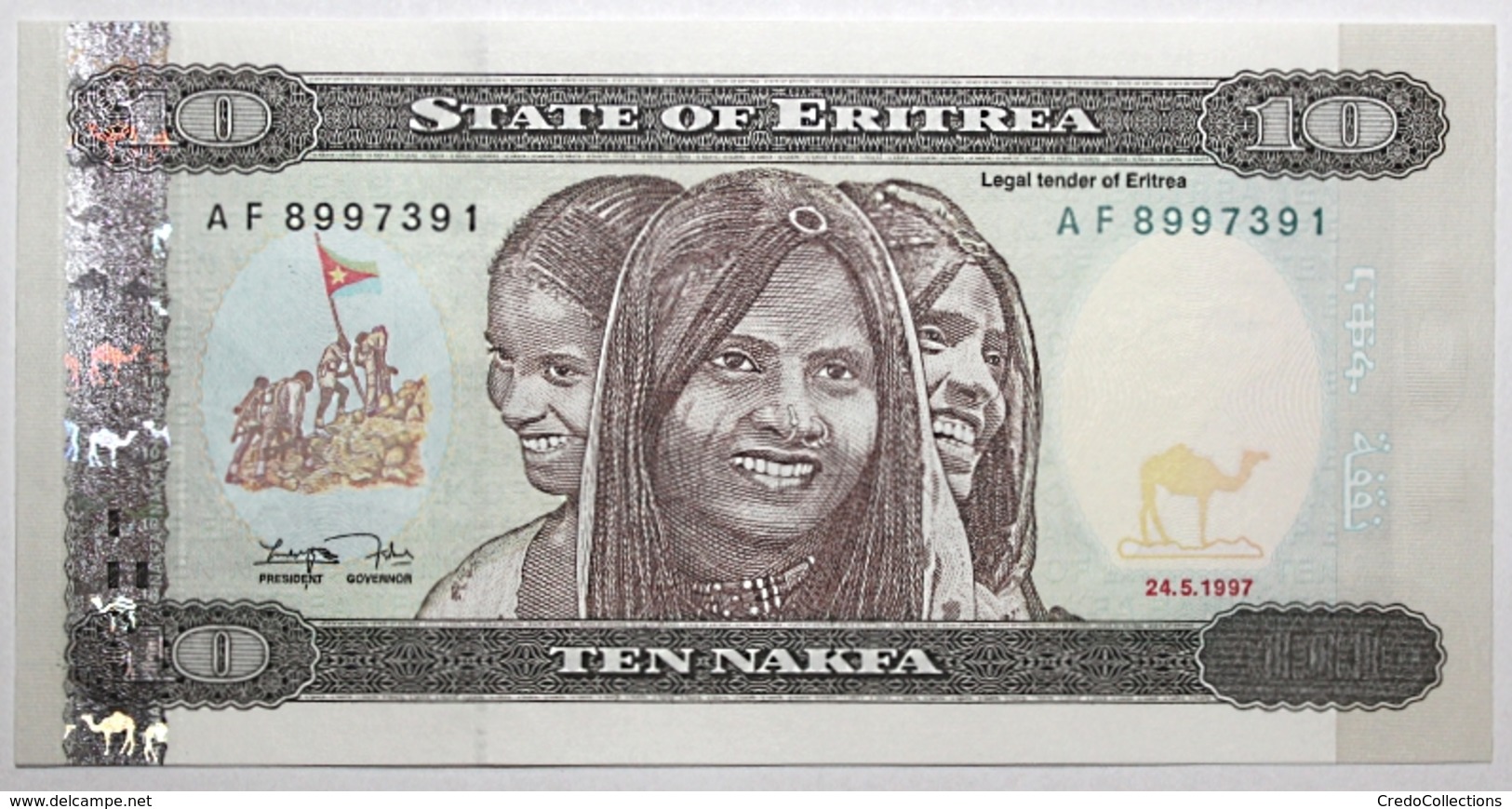 Érythrée - 10 Nafka - 1997 - PICK 3 - NEUF - Eritrea