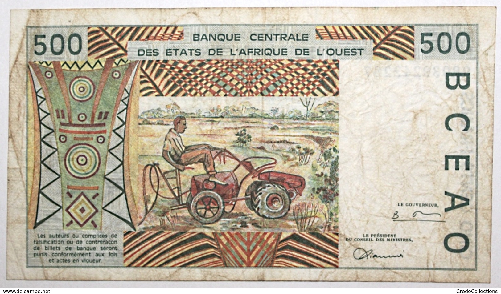 Guinée-Bissau - 500 Francs - 1998 - PICK 910 Sc - TB+ - Guinea–Bissau