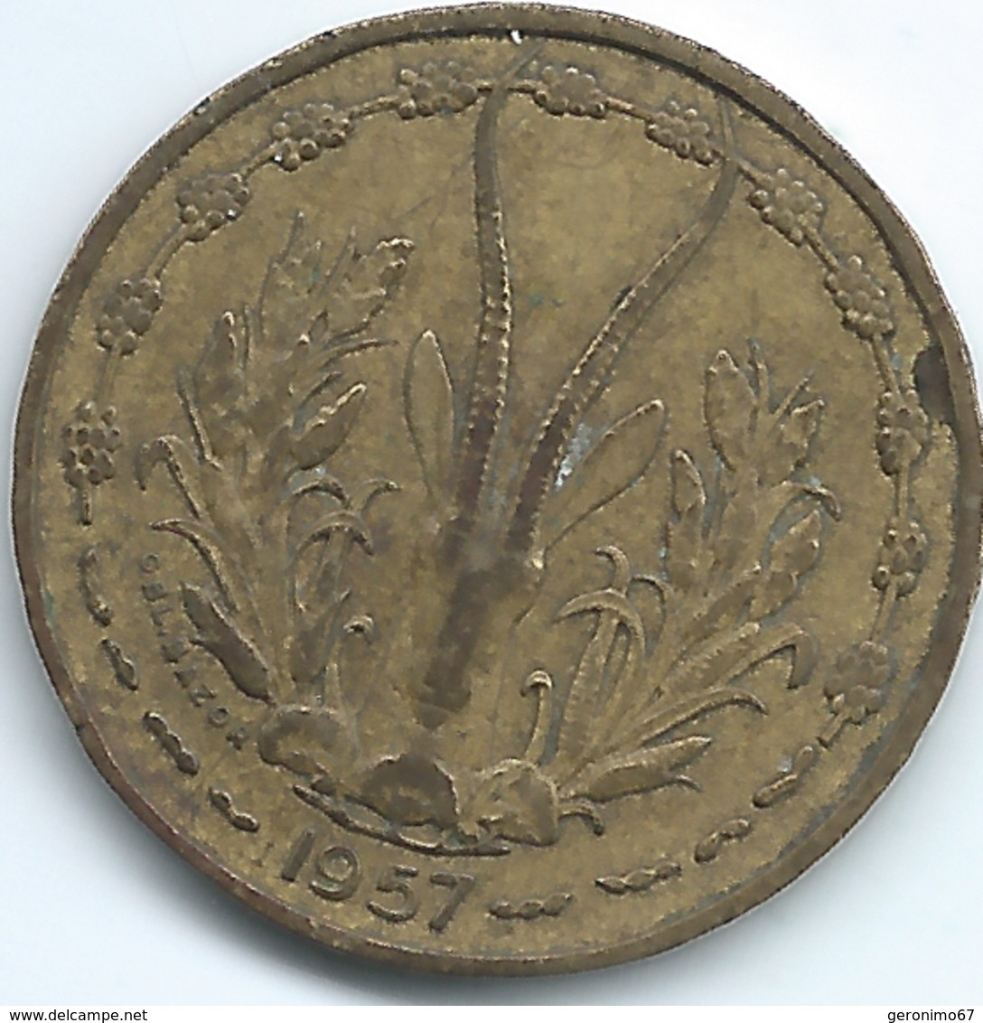 French West Africa / Togo -  10 Francs - 1957 - KMA8 - Togo
