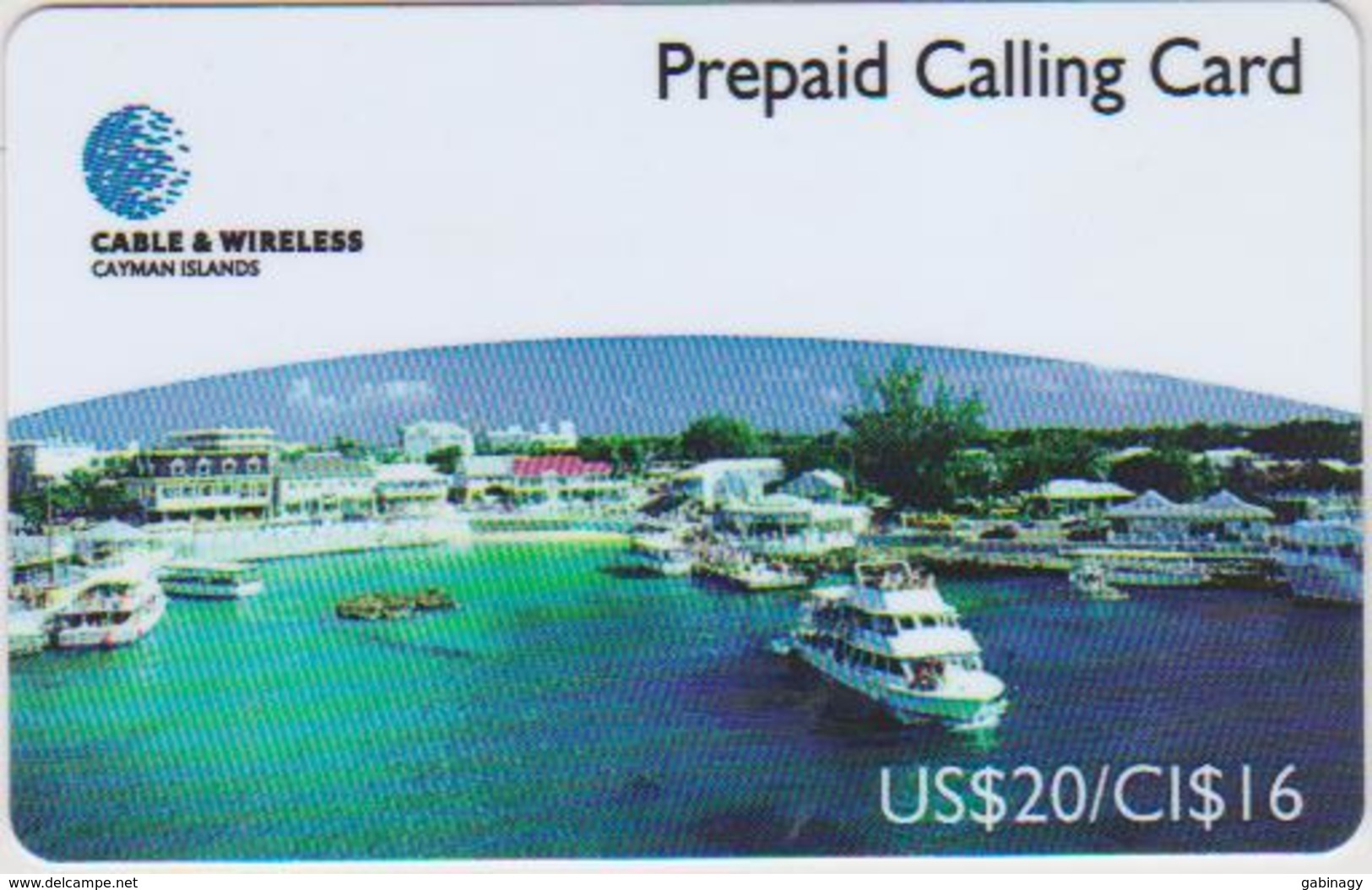 CAYMAN ISLANDS - SHIP - USD 20 - Kaaimaneilanden