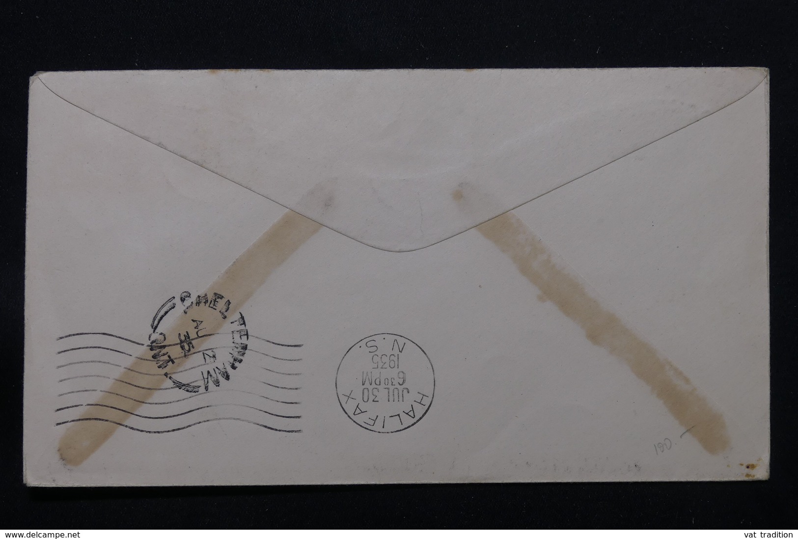 CANADA - Enveloppe Par 1er Vol Spécial Sydney / Halifax En 1935, Affranchissement Et Cachets Plaisants - L 58381 - Erst- U. Sonderflugbriefe