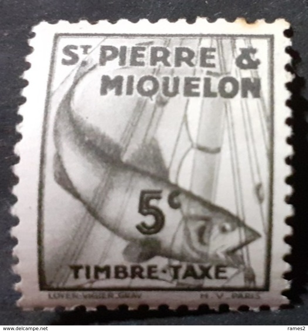 Amérique >St.Pierre Et Miquelon  Timbres-taxe Neufs N° 32* - Timbres-taxe