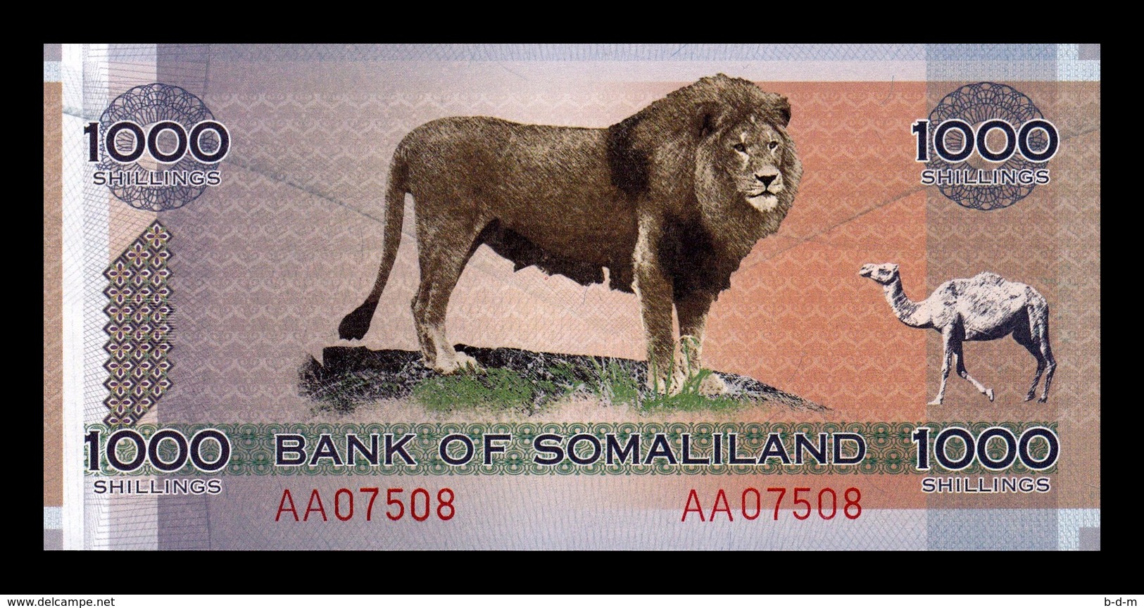 Somalilandia Somaliland 1000 Shillings 2006 Pick CS1 SC UNC - Other - Africa