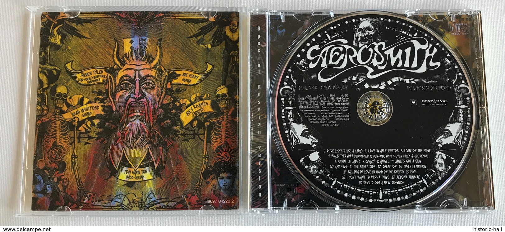 AEROSMITH Devil’s Go A New Disguise CD RUSSIAN Press - Hard Rock & Metal