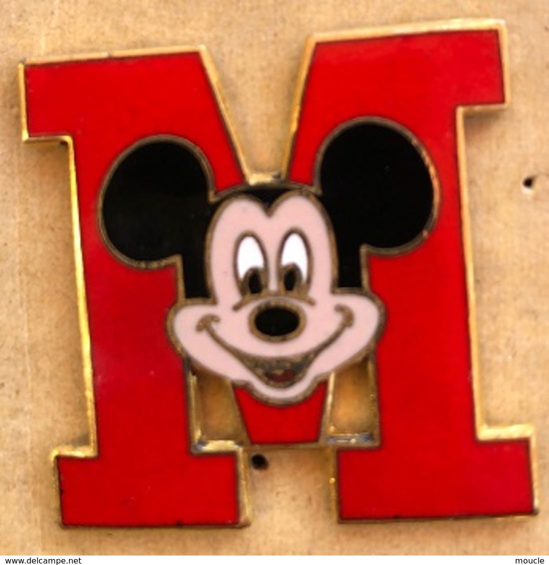 MICKEY MOUSE - SOURIS - MAUS - WALT DISNEY - M COMME - TETE - VISAGE - KOPF - HEAD - EGF  -      (24) - Disney