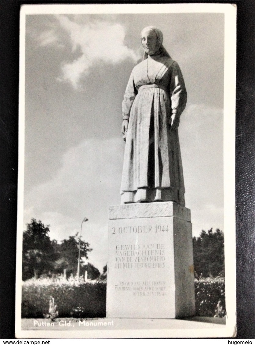 Netherlands, Circulated Postcard, "Sculpture", "Monuments", "Putten" - Putten