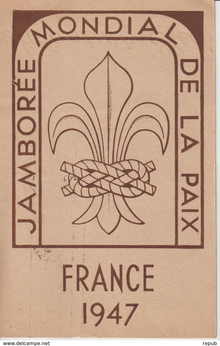 France Carte Maximum 1947 Jamborée De La Paix 787 - 1940-1949