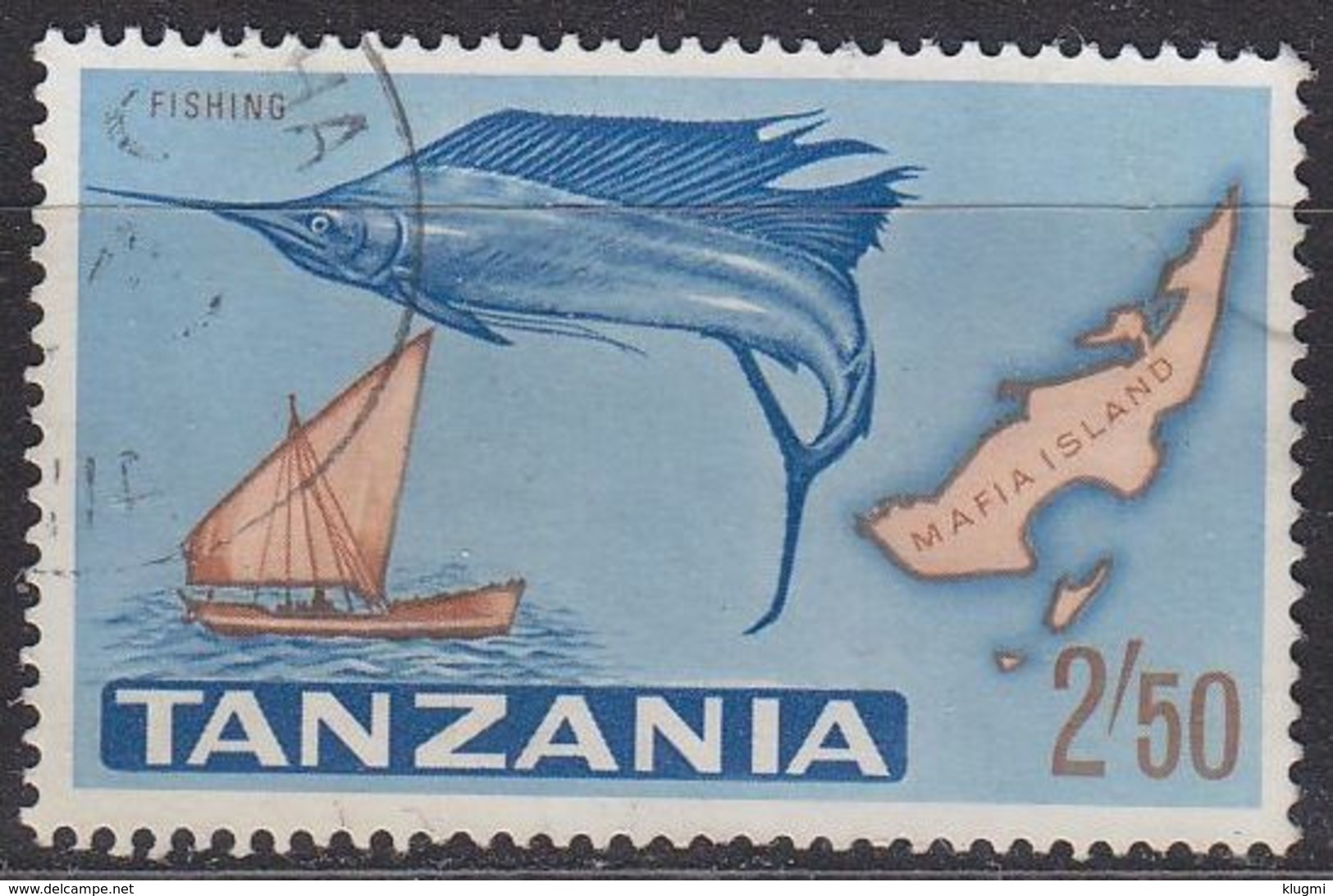 TANSANIA TANZANIA [1965] MiNr 0015 ( O/used ) Fische - Tanzania (1964-...)