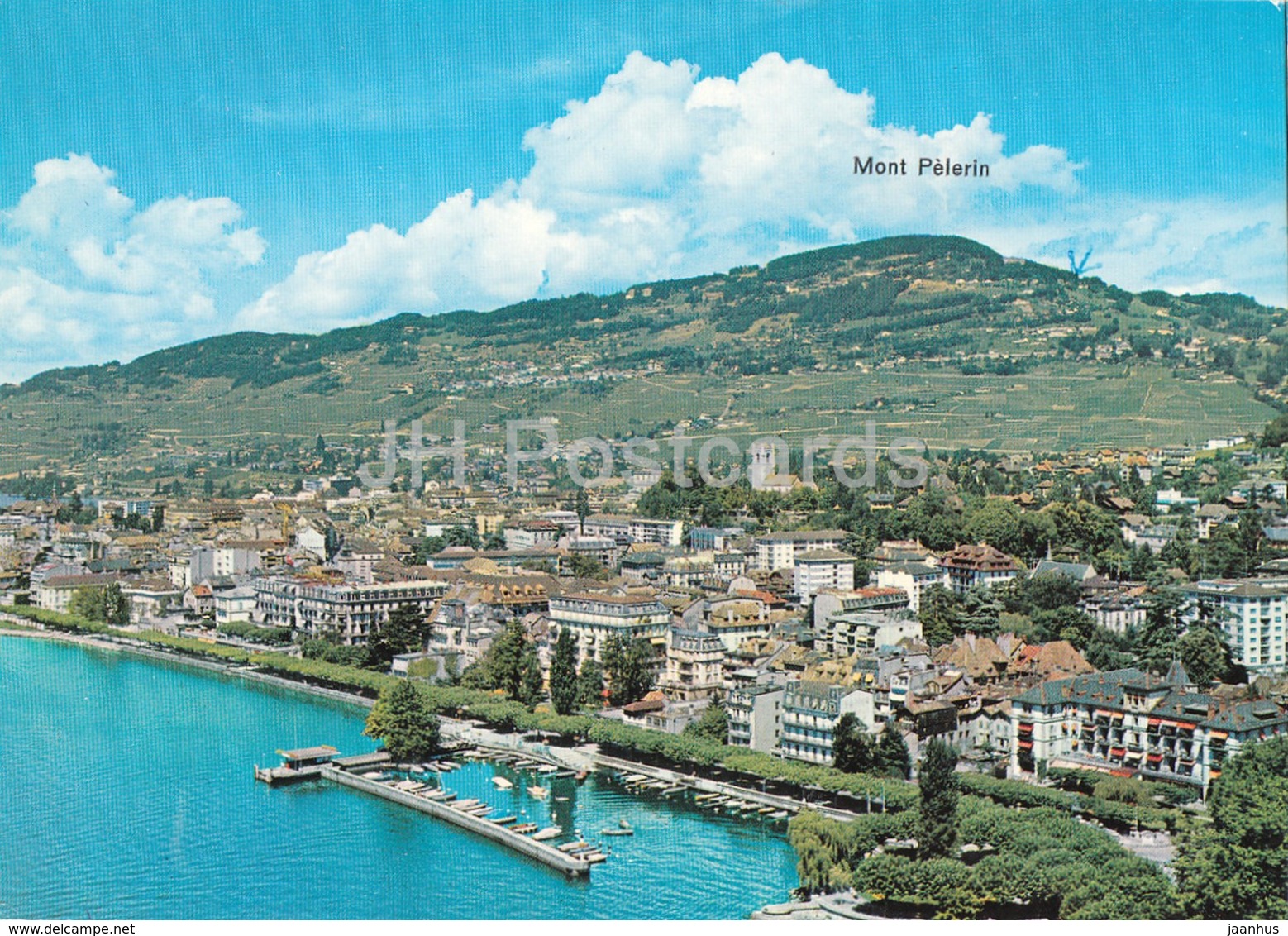 Vevey - Vue Aerienne - Au Premier Plan - L'Hotel Du Lac - Aerial View - 9145 - 1972 - Switzerland - Used - Premier