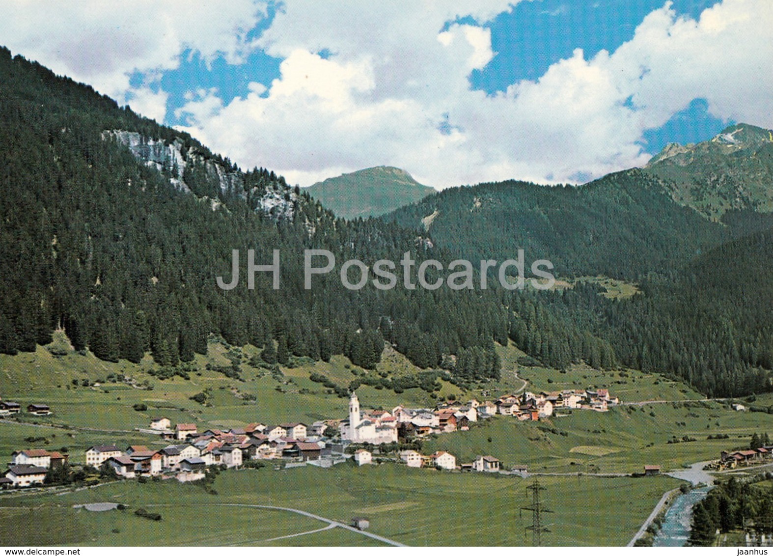 Tinizong An Der Julier Route - Oberhalbstein Mit Piz D'Err - Switzerland - Unused - Tinizong-Rona