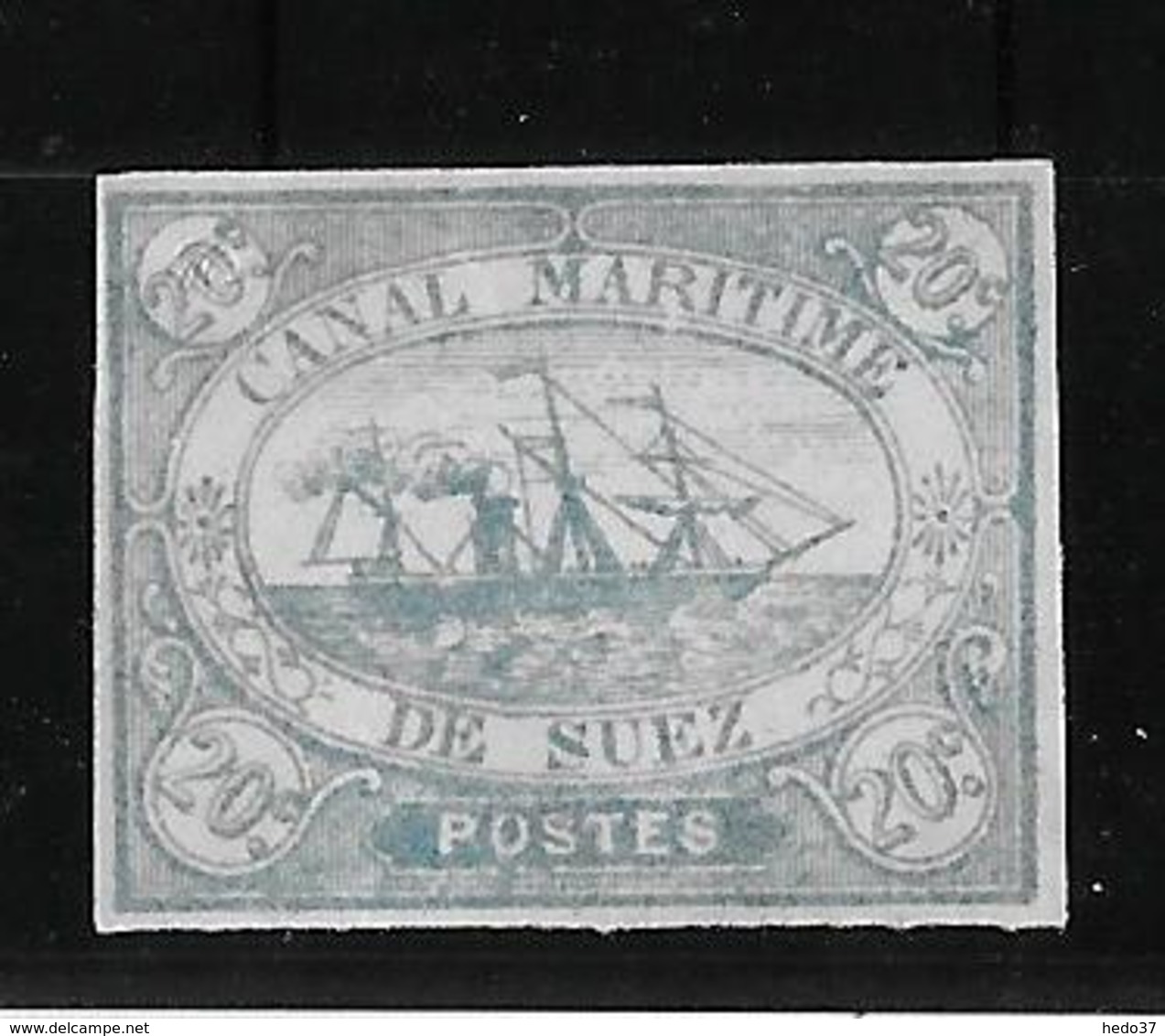 Egypte Canal De Suez N°3 - Neuf * Avec Charnière - Pelurage Sinon TB - Used Stamps