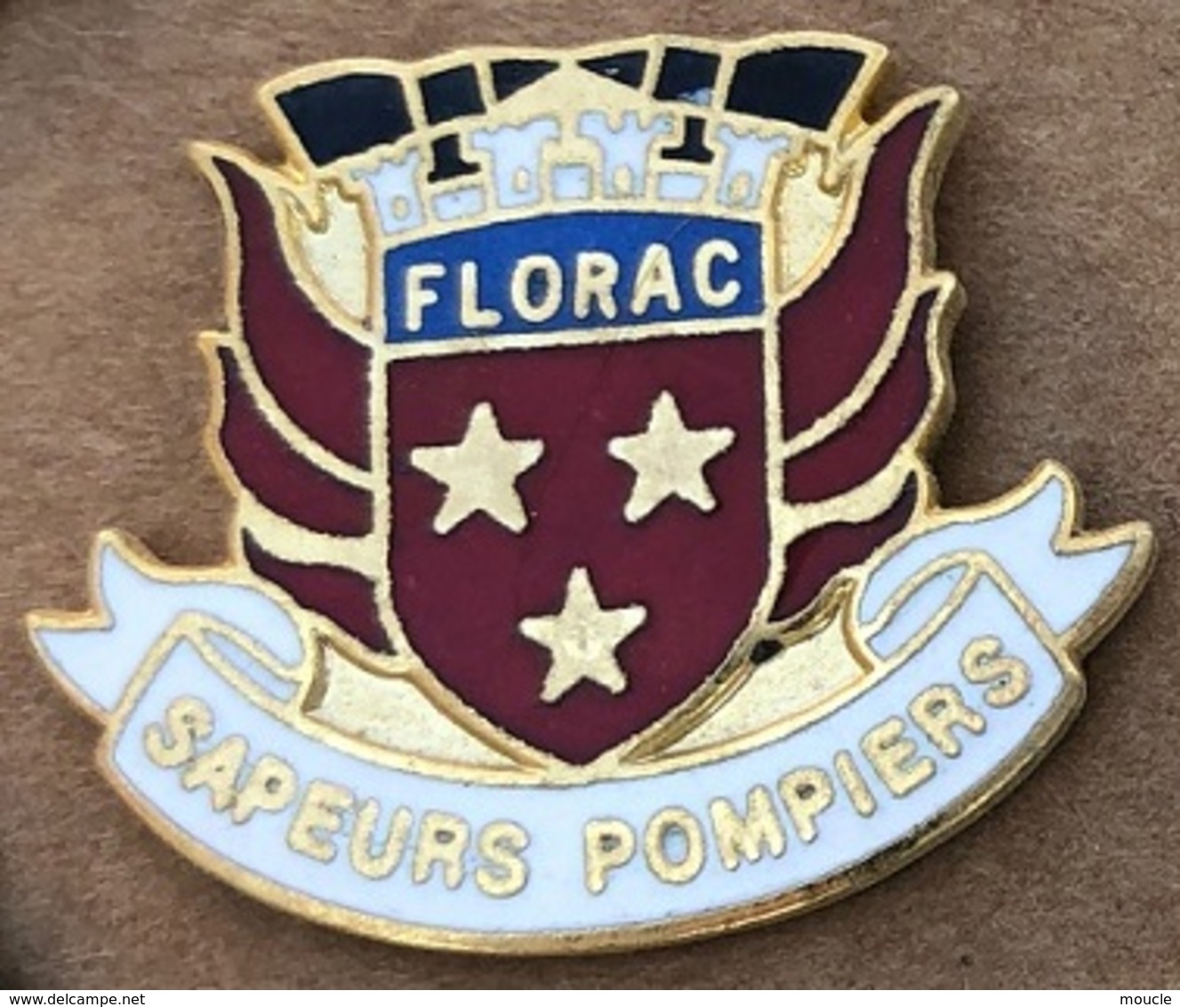 SAPEURS POMPIERS - FLORAC - ETOILES - ARMOIRIE - LOZERE - OCCITANIE - FRANCE   -        (24) - Bomberos