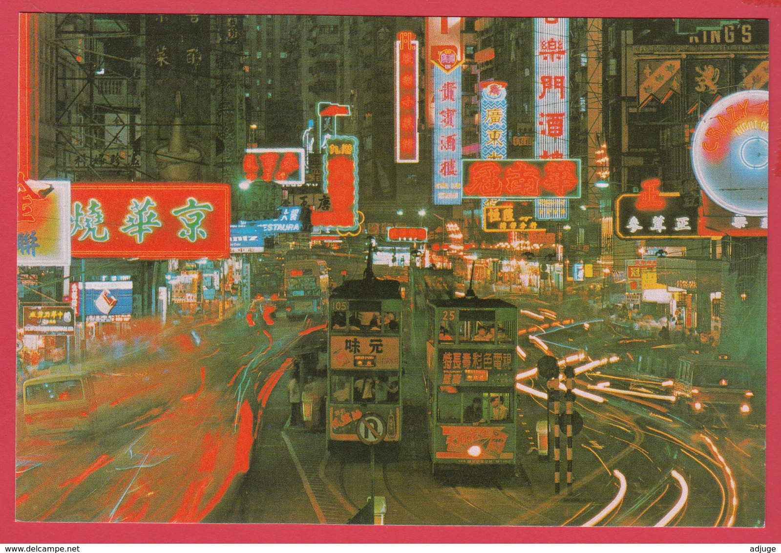 HONG KONG -HENNESSY ROAD NIGHT VIEW* SUP * 2 SCAN- - Chine (Hong Kong)