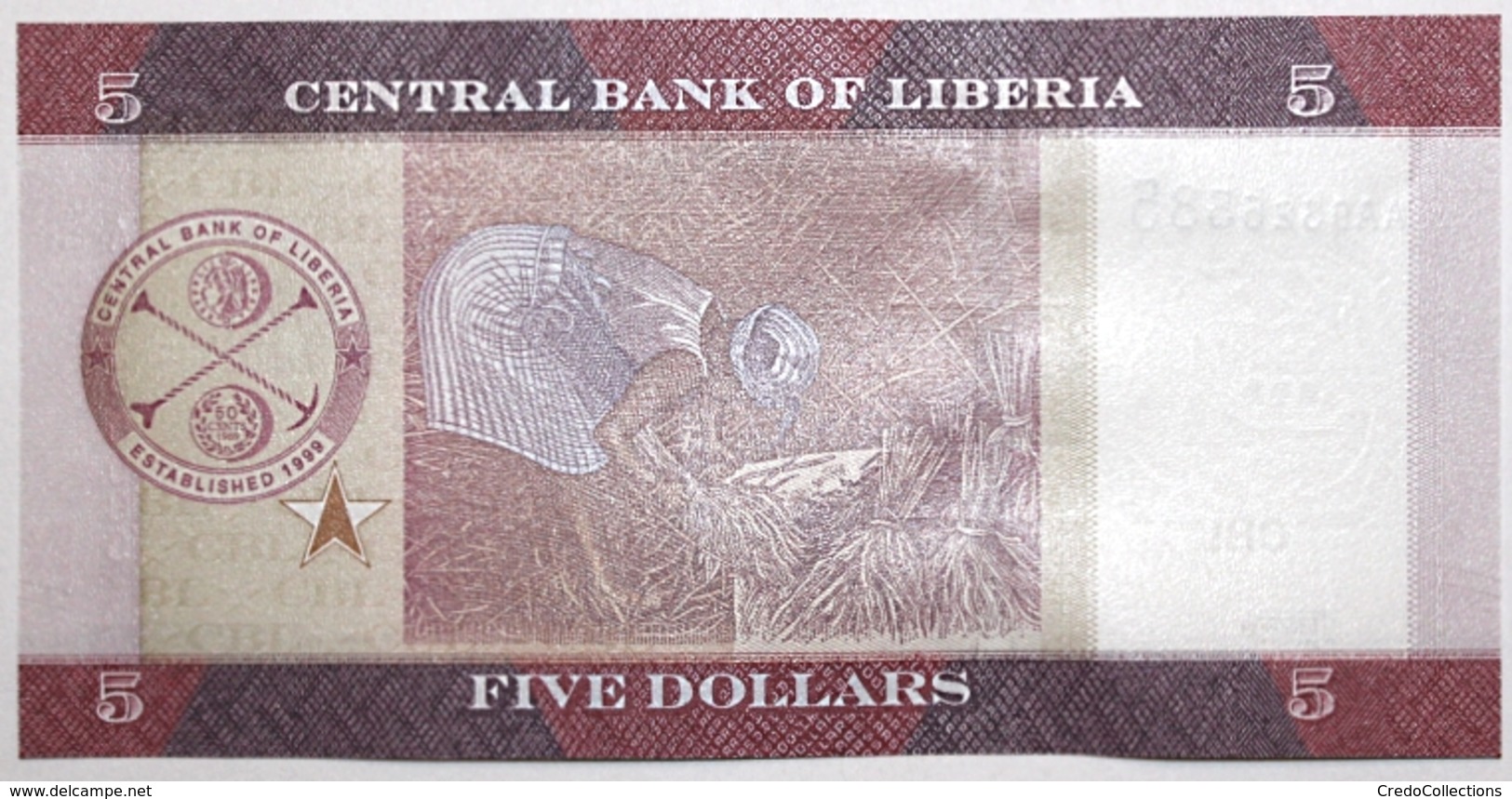 Liberia - 5 Dollars - 2016 - PICK 31a - NEUF - Liberia