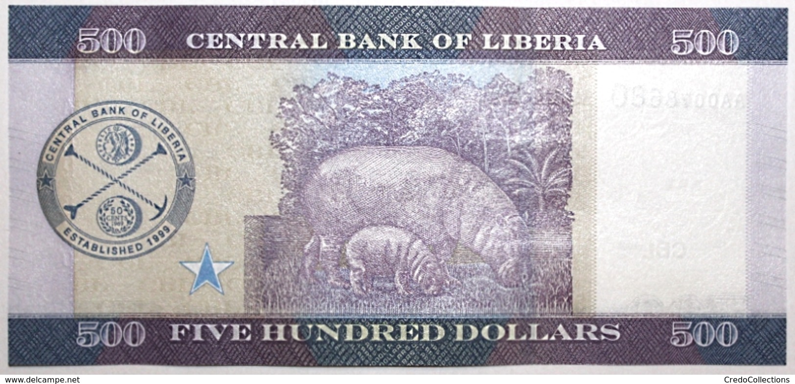 Liberia - 500 Dollars - 2016 - PICK 36a - NEUF - Liberia