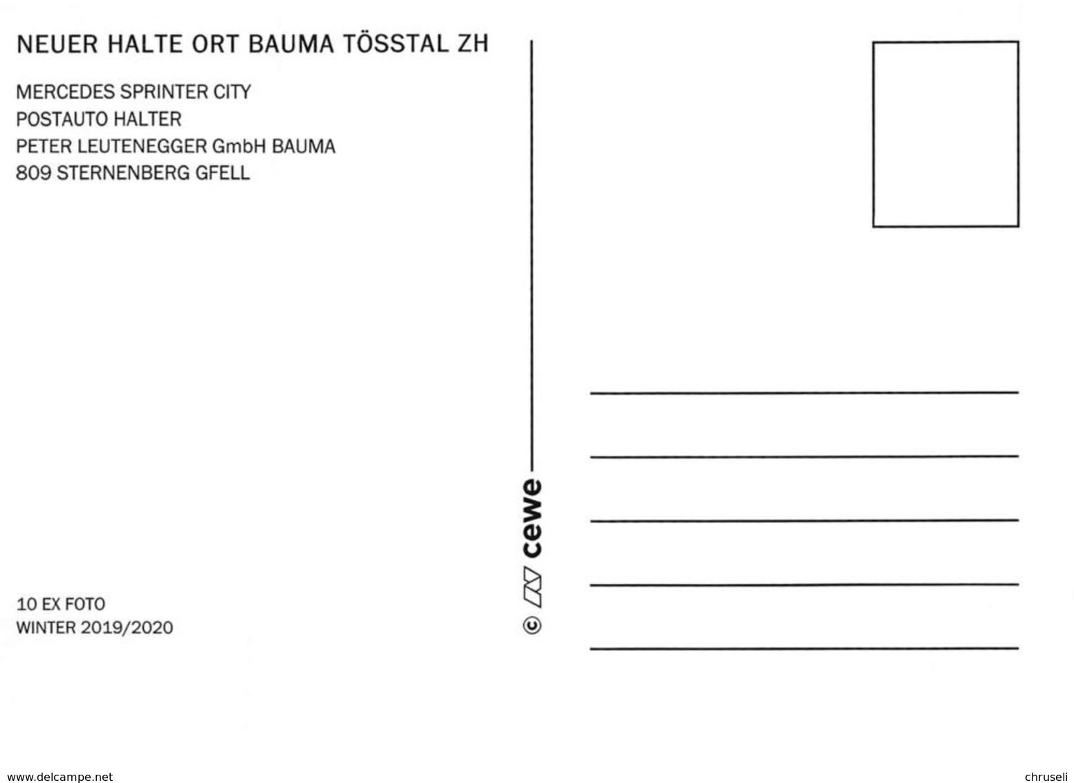 Bauma Postauto  Limitierte Auflage! - Bauma