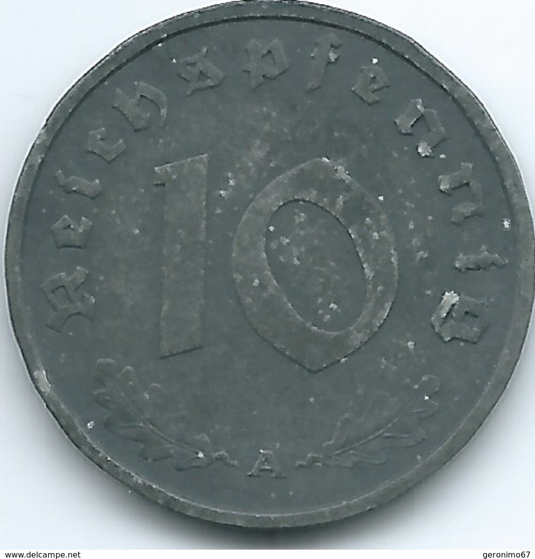 Germany - Occupation - 10 Reichspfennig - 1947 A - KMA104 - 10 Reichspfennig