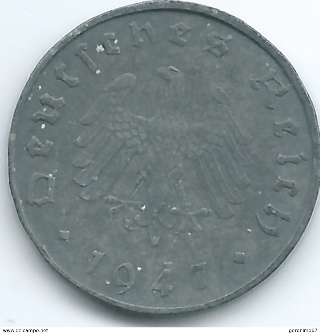 Germany - Occupation - 10 Reichspfennig - 1947 A - KMA104 - 10 Reichspfennig