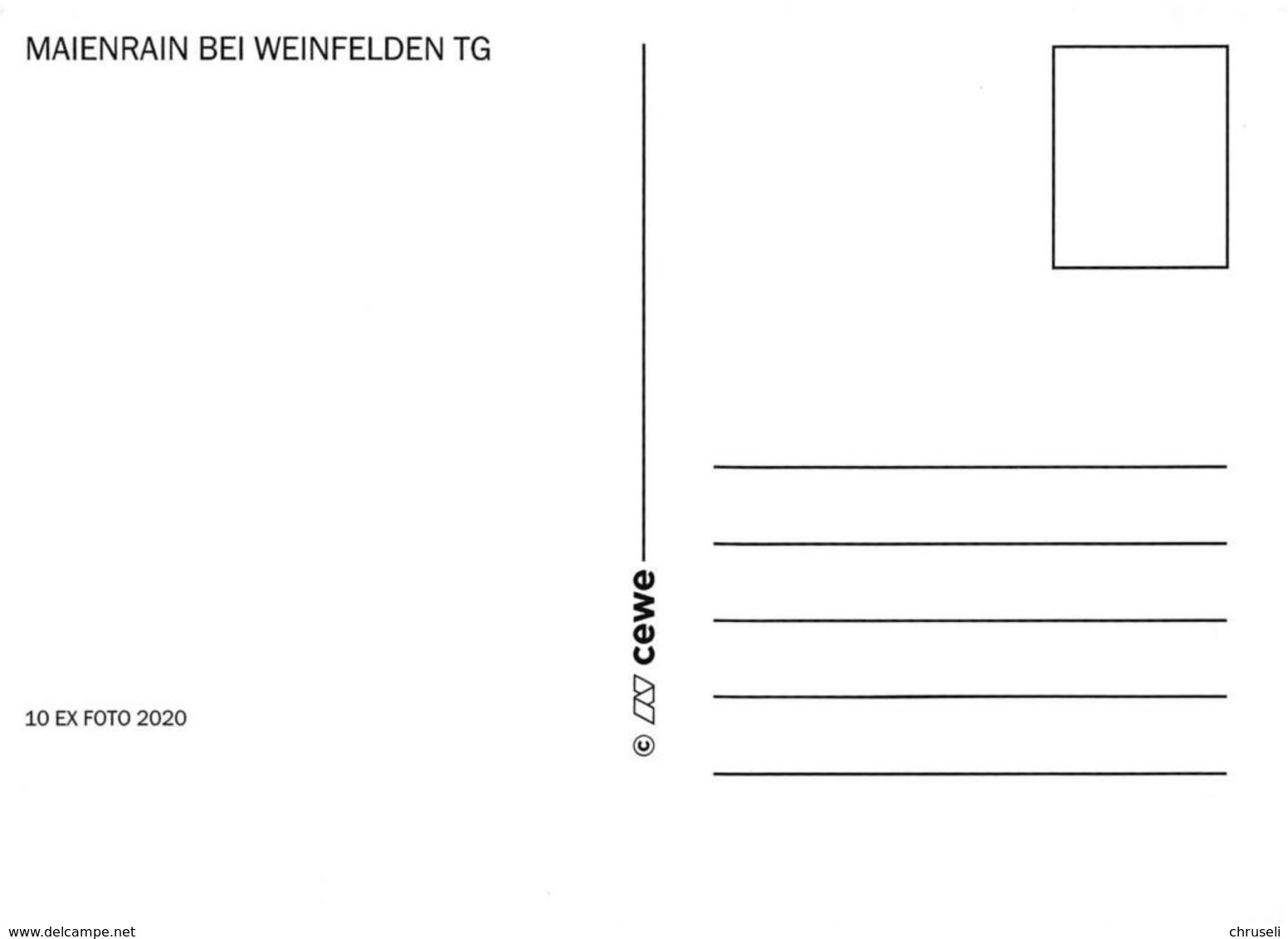 Weinfelden  Postauto Maienrain Limitierte Auflage! - Weinfelden