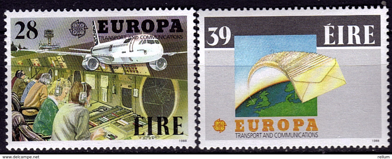 Irlande - Europa CEPT 1988 - Yvert Nr. 653/654 - Michel Nr. 650/651 ** - 1988