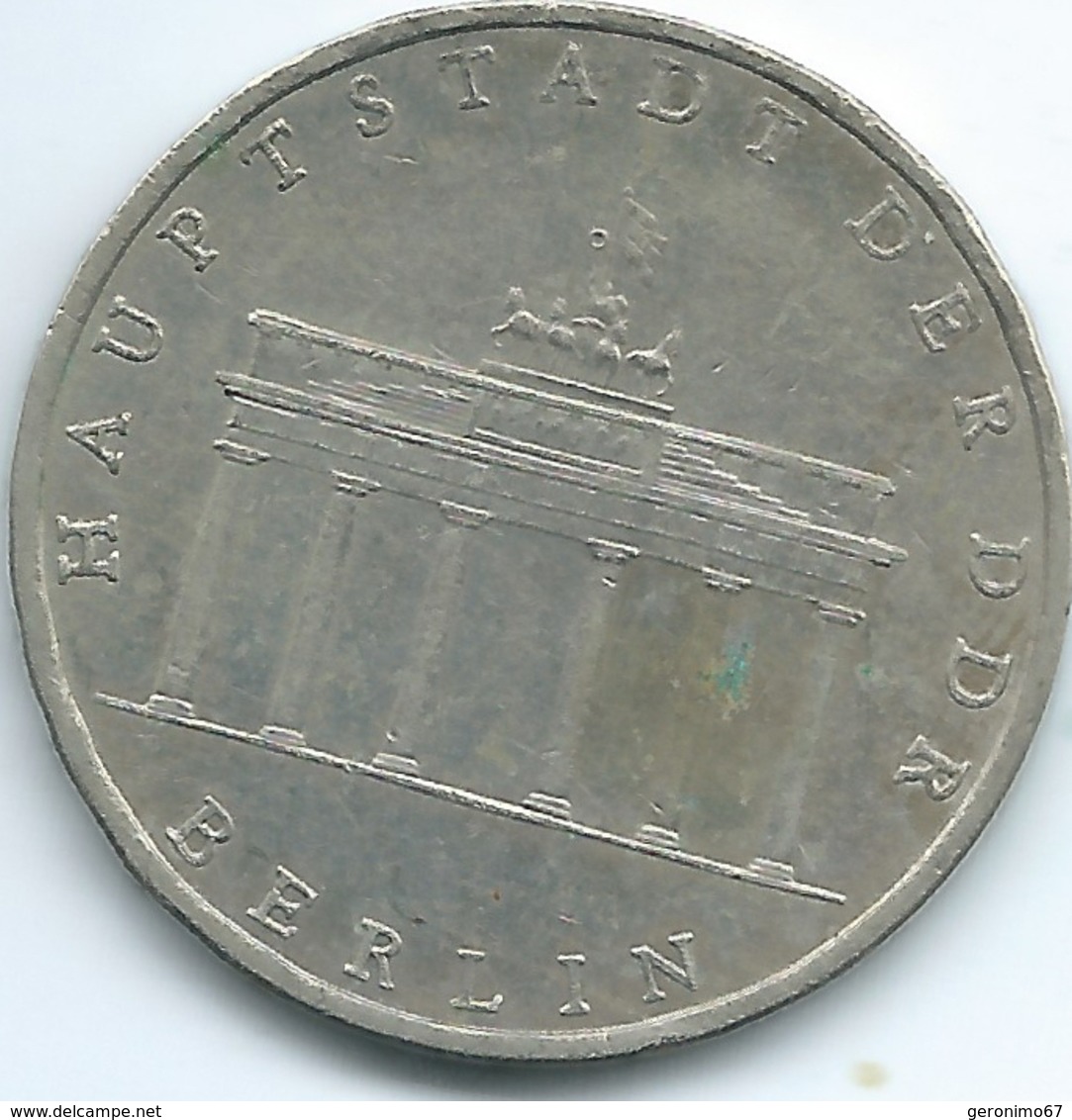 East Germany / DDR - 1971 - 5 Marks - Brandenburg Gate - KM29 - 5 Mark