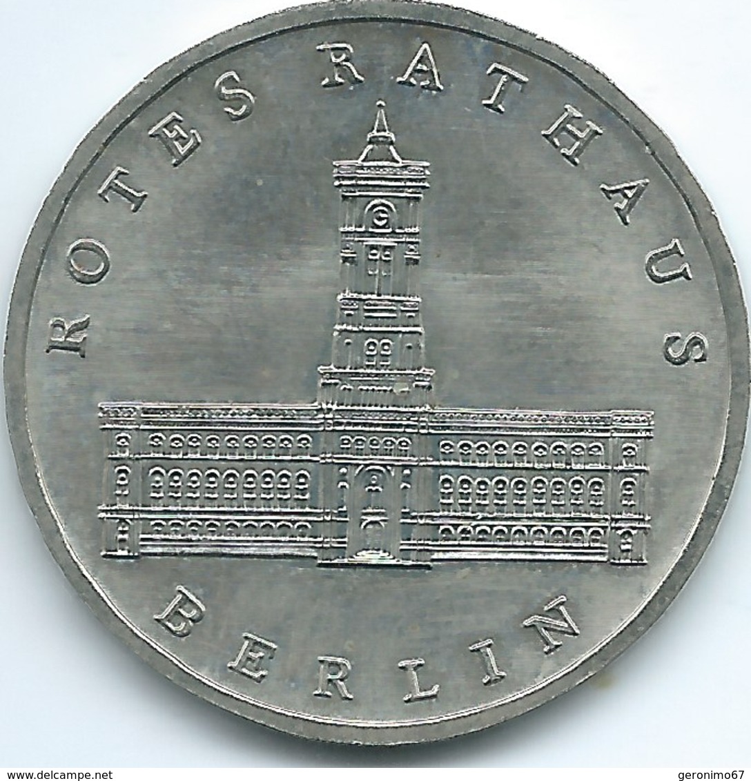 East Germany / DDR - 1987 - 5 Marks - 750th Anniversary Of Berlin - Rotes Rathaus - KM115 - 5 Mark