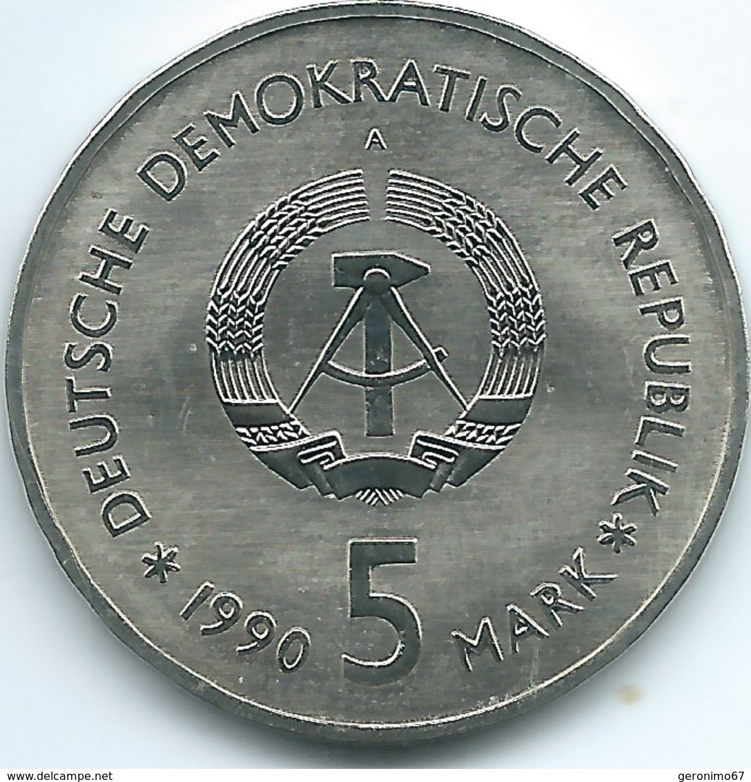 East Germany / DDR - 1990 - 5 Marks - Zeughaus Museum - KM135 - 5 Marcos